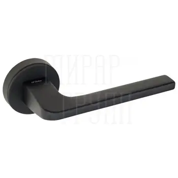 Дверная ручка Fratelli 'BOSTON' 7 на круглой розетке черный