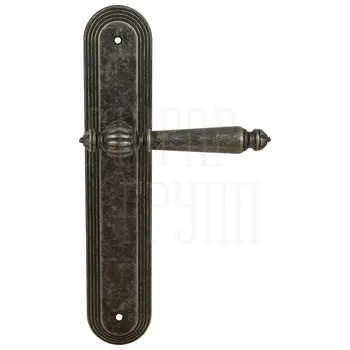 Дверная ручка Extreza 'DANIEL' (Даниел) 308 на планке PL05 античное серебро
