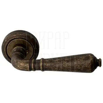 Дверная ручка на розетке Melodia 130 V 'Antik' античная бронза