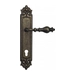 Дверная ручка Venezia "GIFESTION" на планке PL96, античная бронза (cyl)