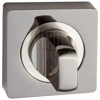 Завертка квадратная к ручкам PUERTO INBK AL 02 черный никель + никель