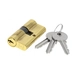 Цилиндр замка Экстреза AS-70 ключ-ключ 30x10x30, полированное золото