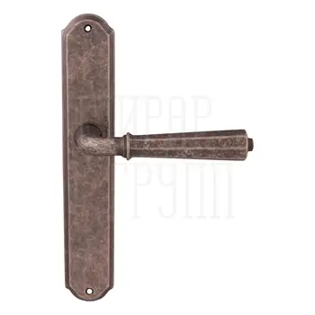 Дверная ручка на планке Melodia 424/131 'Denver' античное серебро