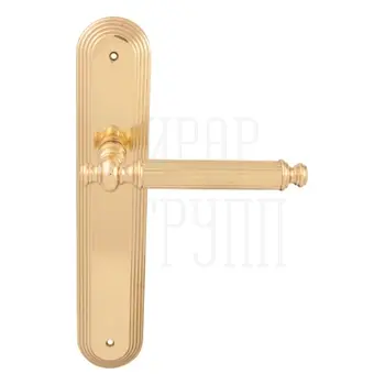 Дверная ручка на планке Melodia 353/235 'Regina' полированная латунь