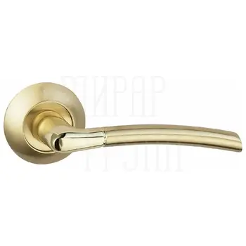 Дверная ручка на круглой розетке BUSSARE 'FINO' A-13-10 полированное золото