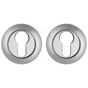 Накладка Fuaro (Фуаро) под цилиндр ET.R.RM54 (ET RM) матовый хром + хром