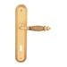 Дверная ручка на планке Melodia 404/235 "Siena", французское золото (cab)