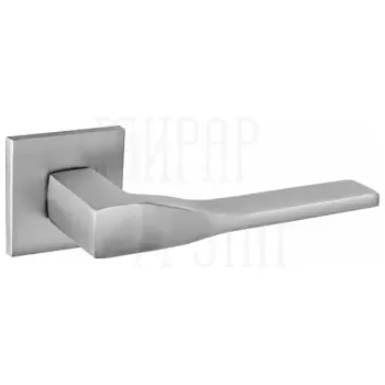 Дверные ручки Puerto (Пуэрто) "Лунго", серия SLIM INAL 553-03 (slim) на тонком квадратном основании