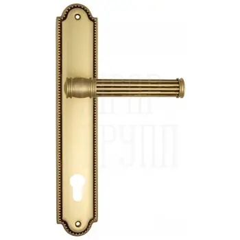 Дверная ручка Venezia 'IMPERO' на планке PL98 французское золото (cyl)