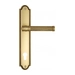 Дверная ручка Venezia "IMPERO" на планке PL98, французское золото (cyl)