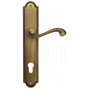 Дверная ручка Venezia 'VIVALDI' на планке PL98 матовая бронза (cyl)
