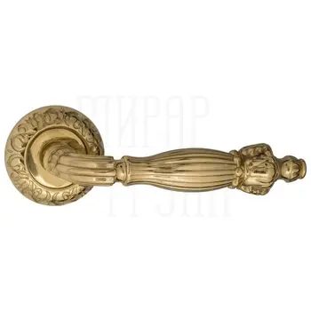 Дверная ручка на розетке Venezia 'OLIMPO' D4 полированная латунь