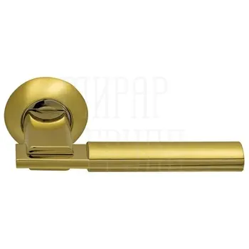 Дверные ручки на розетке Archie Sillur 94A матовое золото / золото