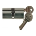Venezia цилиндр (60 мм/25+10+25) ключ-ключ, полированный хром