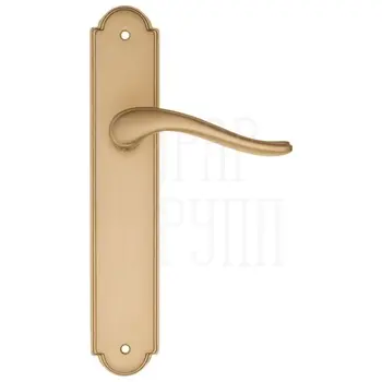 Дверная ручка Fratelli Cattini 'LAVERA' на планке PL257 матовая латунь