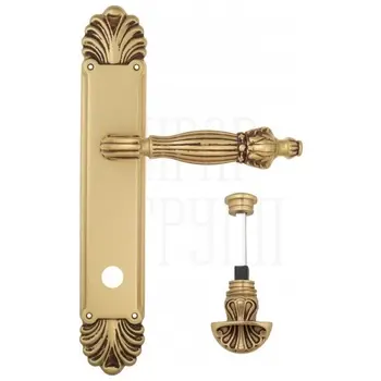 Дверная ручка Venezia 'OLIMPO' на планке PL87 французское золото (wc-4)
