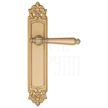 Дверная ручка Fratelli Cattini 'MARANI' на планке PL96 матовая латунь