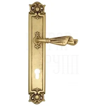 Дверная ручка Venezia 'Opera' на планке PL97 французское золото (cyl)