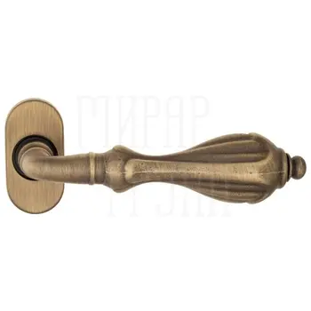 Дверная ручка для профильных дверей Venezia 'ANAFESTO' EP матовая бронза