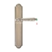 Дверная ручка Extreza "LEON" (Леон) 303 на планке PL03, полированный никель