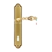 Дверная ручка Extreza 'EVITA' (Эвита) 301 на планке PL03, французское золото (key)