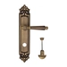 Дверная ручка Fratelli Cattini "MARANI" на планке PL96 , матовая бронза (wc-2)