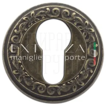 Накладка дверная под цилиндр Extreza CYL R06 античная бронза