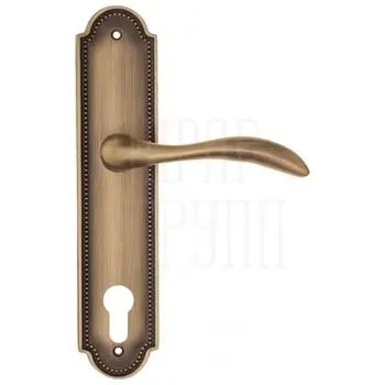 Дверная ручка Fratelli Cattini 'LUCCIA' на планке PL248 матовая бронза (cyl)