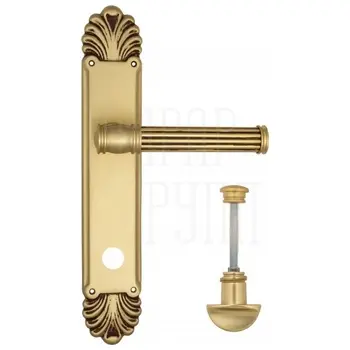 Дверная ручка Venezia 'IMPERO' на планке PL87 французское золото (wc)