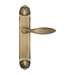 Дверная ручка Venezia "MAGGIORE" на планке PL87, матовая бронза 