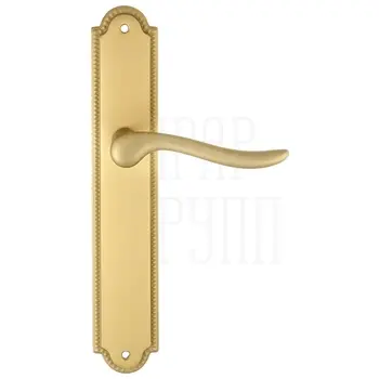 Дверная ручка Extreza 'TOLEDO' (Толедо) 323 на планке PL03 матовое золото