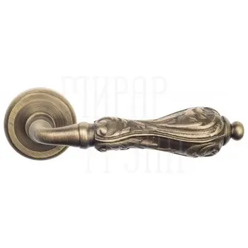 Дверная ручка на розетке Venezia 'MONTE CRISTO' D1 матовая бронза