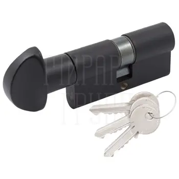 Цилиндровый механизм Cortellezzi Primo 117F ключ-вертушка 60 mm (25+10+25) черный