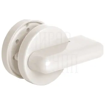 Ручка Ajax (Аякс) поворотная BK6.WC.CABIN PVC с индикацией 'занято' белый