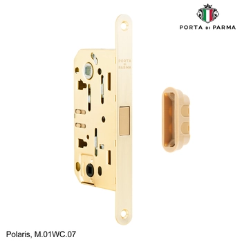 Защелка врезная магнитная под фиксатор PORTA DI PARMA Polaris матовое золото