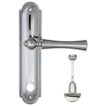 Дверная ручка Fratelli Cattini 'FOGGIA' на планке PL248 полированный хром (wc-2)