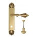 Дверная ручка Venezia 'ANAFESTO' на планке PL87, французское золото (wc)