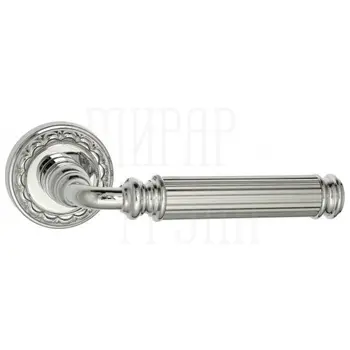 Дверная ручка на розетке Venezia 'MOSCA' D2 полированный хром