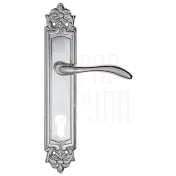 Дверная ручка Fratelli Cattini 'LUCCIA' на планке PL96 полированный хром (cyl)