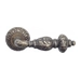 Дверная ручка на розетке Venezia "LUCRECIA" D4, античная бронза