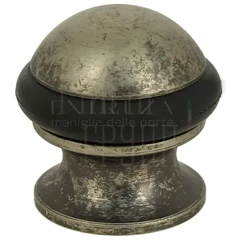 Упор дверной напольный Extreza D61 античное серебро