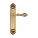 Дверная ручка Venezia 'MONTE CRISTO' на планке PL96, французское золото