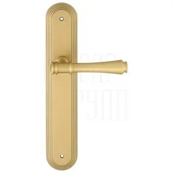 Дверная ручка Extreza 'PIERO' (Пиеро) 326 на планке PL05 матовое золото