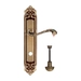 Дверная ручка Extreza "LINA" (Лина) 313 на планке PL02, матовая бронза (wc)