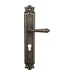 Дверная ручка Venezia "VIGNOLE" на планке PL97, античная бронза (cyl)