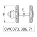 Фиксатор сантехнический Mestre OWC 073, схема