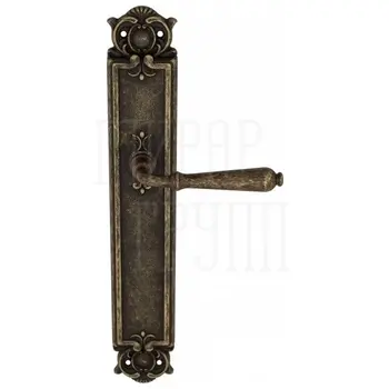 Дверная ручка Venezia 'CLASSIC' на планке PL97 античная бронза