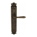 Дверная ручка Venezia 'CLASSIC' на планке PL97, античная бронза