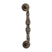 Ручка дверная скоба Extreza "Greta" (Грета) на круглых розетках R06, античная бронза