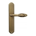 Дверная ручка Venezia "CASANOVA" на планке PL02, матовая бронза